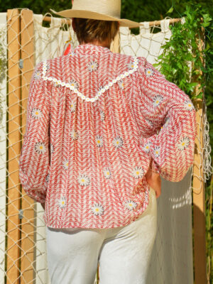 Chemise Etienne marguerites