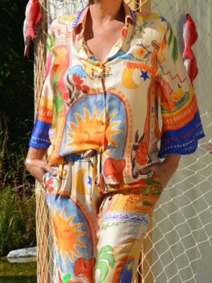 Chemise Tamalong soie éolienne