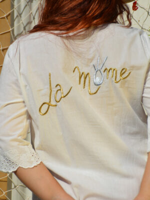 Robe longue Brigitte pont broderie anglaise