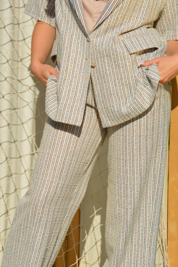 Veste Momo manches rayée