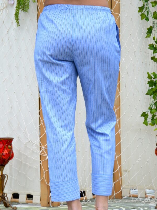 Pantalon Buenos-Aires Bleu rayure