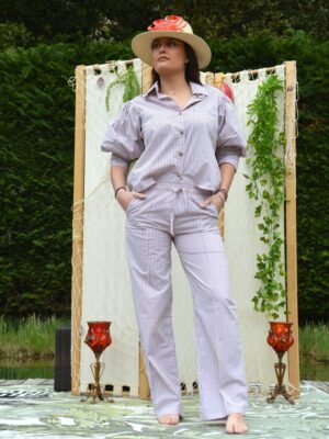 Pantalon Mallerie orange
