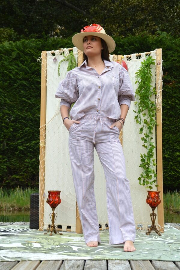 Pantalon Mallerie orange