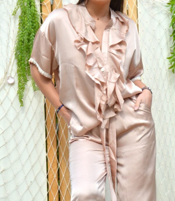 Top reinette soie Nude