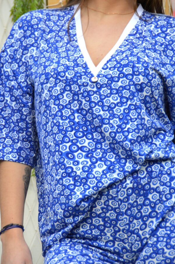 T-shirt Nat over col V oeil