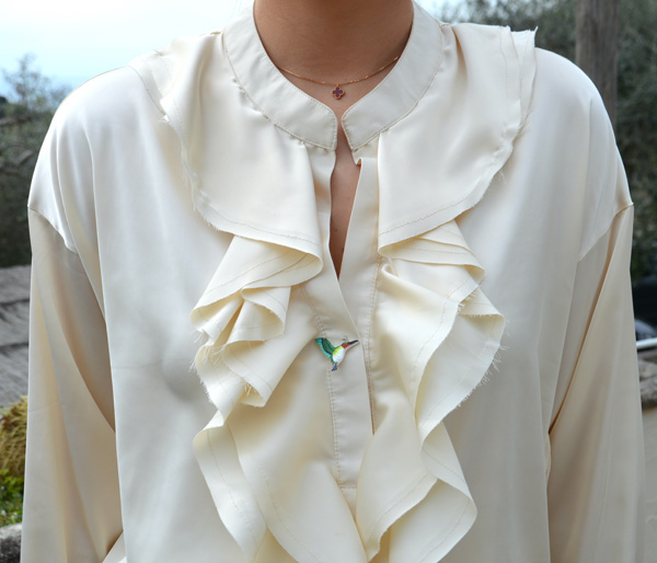 Blouse Reine Ivoire