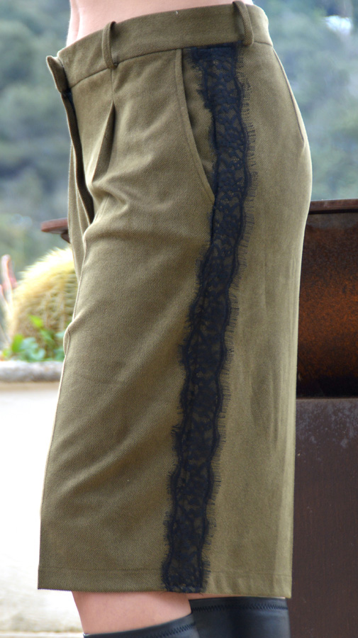 Jupe Culotte Kaki