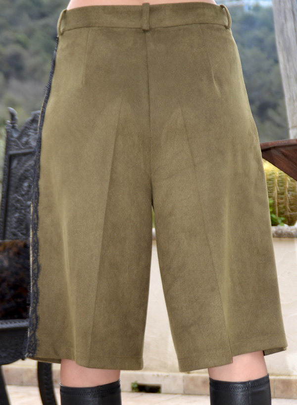 Jupe Culotte Kaki