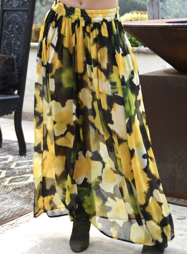 Jupe Pure Jaune et noire
