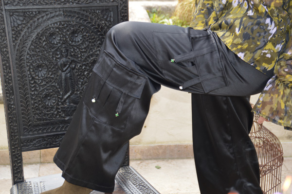 Pantalon Cargot Noir