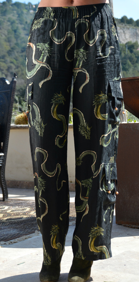 Pantalon Cargot Dragon kaki