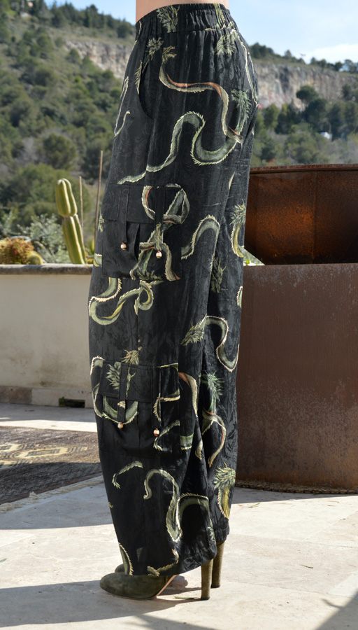 Pantalon Cargot Dragon kaki