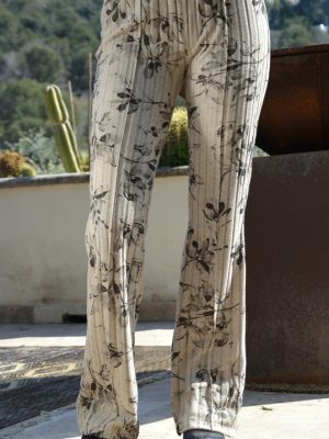 Pantalon Dorf Fleurs noires